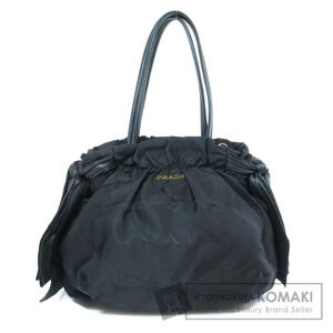 Prada Tessuto Bow Shoulder Bag black